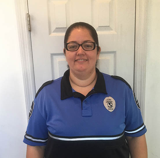 Gate House Guard & Site Supervisor Leidy Paradas
